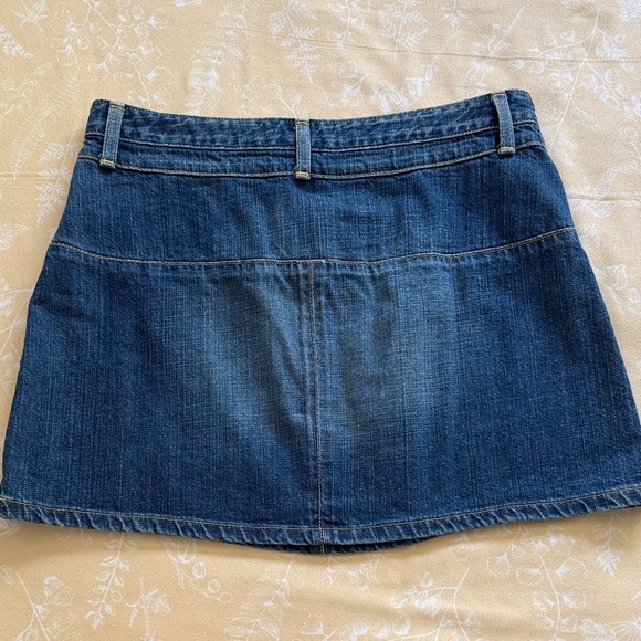 Vintage Paper Denim & Cloth Denim Mini Skirt - Picture 4 of 5
